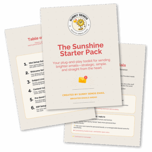 A DIY kit with plug-and-play email templates designed to help you start sending with confidence.